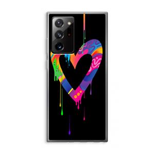 CaseCompany Melts My Heart: Samsung Galaxy Note 20 Ultra / Note 20 Ultra 5G Transparant Hoesje