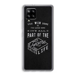 CaseCompany Life: Samsung Galaxy A42 5G Transparant Hoesje