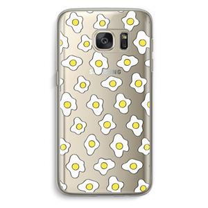CaseCompany Spiegeleitjes: Samsung Galaxy S7 Transparant Hoesje