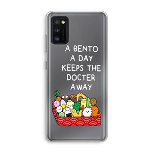 CaseCompany Bento a day: Samsung Galaxy A41 Transparant Hoesje