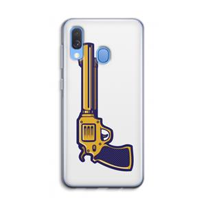 CaseCompany Pew Pew Pew: Samsung Galaxy A40 Transparant Hoesje