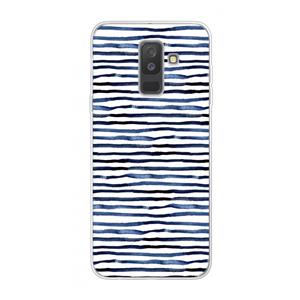 CaseCompany Verrassende lijnen: Samsung Galaxy A6 Plus (2018) Transparant Hoesje