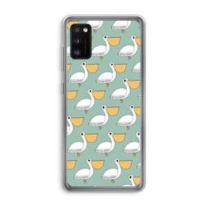 CaseCompany Pelican: Samsung Galaxy A41 Transparant Hoesje
