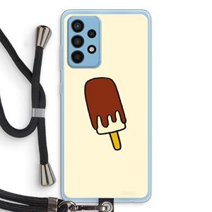 CaseCompany Frisco: Samsung Galaxy A52 Transparant Hoesje met koord