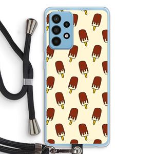 CaseCompany Yummy: Samsung Galaxy A52 Transparant Hoesje met koord