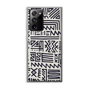 CaseCompany Marrakech print: Samsung Galaxy Note 20 Ultra / Note 20 Ultra 5G Transparant Hoesje