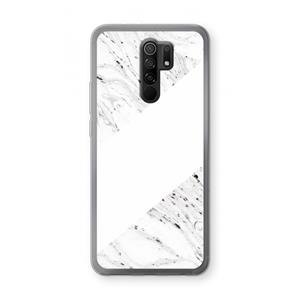 CaseCompany Biggest stripe: Xiaomi Redmi 9 Transparant Hoesje