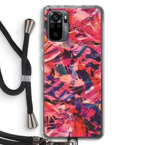 CaseCompany California: Xiaomi Redmi Note 10 Pro Transparant Hoesje met koord