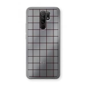 CaseCompany Rooster: Xiaomi Redmi 9 Transparant Hoesje