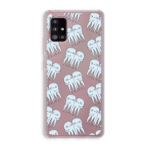 CaseCompany Octopussen: Samsung Galaxy A51 5G Transparant Hoesje