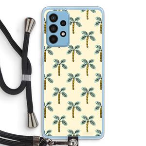 CaseCompany Paradise: Samsung Galaxy A52 Transparant Hoesje met koord