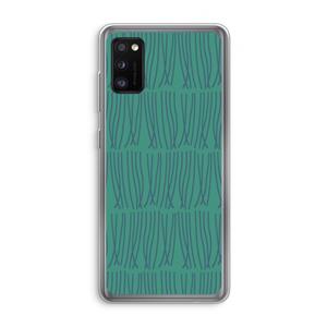 CaseCompany Swirls: Samsung Galaxy A41 Transparant Hoesje