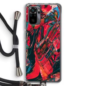 CaseCompany Endless Descent: Xiaomi Redmi Note 10 Pro Transparant Hoesje met koord