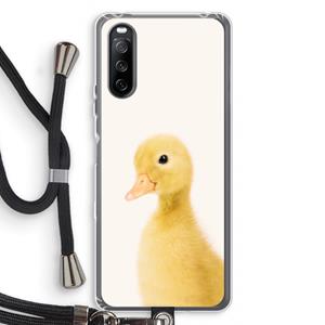 CaseCompany Duke: Sony Sony Xperia 10 III Transparant Hoesje met koord