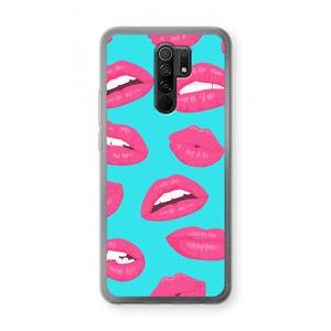 CaseCompany Bite my lip: Xiaomi Redmi 9 Transparant Hoesje