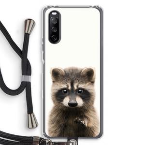 CaseCompany Rocco: Sony Sony Xperia 10 III Transparant Hoesje met koord