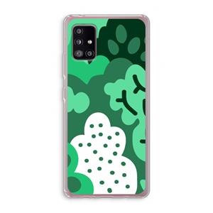 CaseCompany Bushes: Samsung Galaxy A51 5G Transparant Hoesje