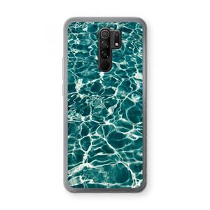 CaseCompany Weerkaatsing water: Xiaomi Redmi 9 Transparant Hoesje