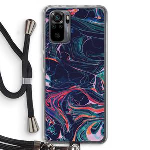 CaseCompany Light Years Beyond: Xiaomi Redmi Note 10 Pro Transparant Hoesje met koord