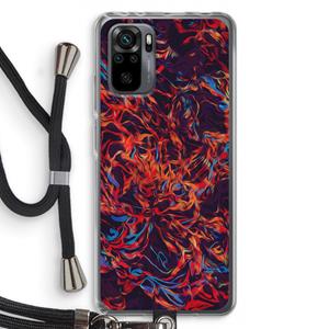 CaseCompany Lucifer: Xiaomi Redmi Note 10 Pro Transparant Hoesje met koord