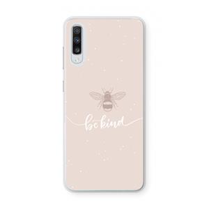 CaseCompany Be(e) kind: Samsung Galaxy A70 Transparant Hoesje