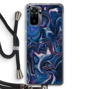 CaseCompany Mirrored Mirage: Xiaomi Redmi Note 10 Pro Transparant Hoesje met koord