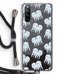CaseCompany Octopussen: Sony Sony Xperia 10 III Transparant Hoesje met koord