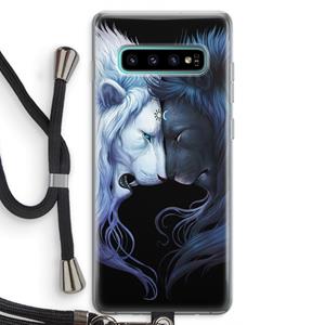 CaseCompany Brotherhood: Samsung Galaxy S10 Plus Transparant Hoesje met koord