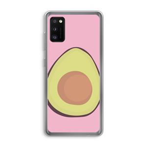 CaseCompany Avocado: Samsung Galaxy A41 Transparant Hoesje