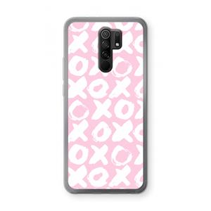 CaseCompany XOXO: Xiaomi Redmi 9 Transparant Hoesje