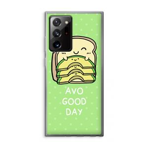CaseCompany Avo Good Day: Samsung Galaxy Note 20 Ultra / Note 20 Ultra 5G Transparant Hoesje