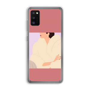 CaseCompany Cosy: Samsung Galaxy A41 Transparant Hoesje