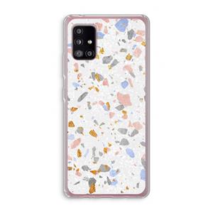 CaseCompany Terrazzo N°8: Samsung Galaxy A51 5G Transparant Hoesje