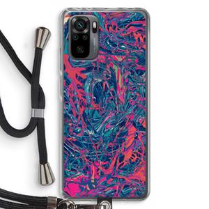 CaseCompany Sleeping Dreams: Xiaomi Redmi Note 10 Pro Transparant Hoesje met koord