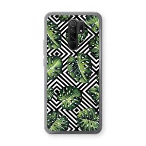 CaseCompany Geometrische jungle: Xiaomi Redmi 9 Transparant Hoesje
