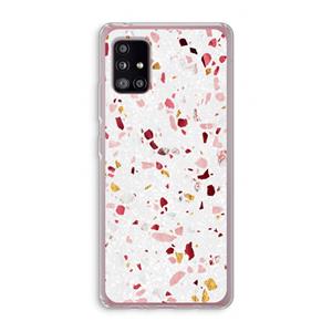 CaseCompany Terrazzo N°9: Samsung Galaxy A51 5G Transparant Hoesje