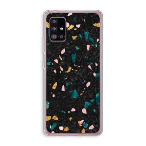 CaseCompany Terrazzo N°10: Samsung Galaxy A51 5G Transparant Hoesje