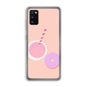 CaseCompany Donut: Samsung Galaxy A41 Transparant Hoesje