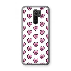 CaseCompany GIRL POWER: Xiaomi Redmi 9 Transparant Hoesje
