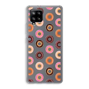 CaseCompany Donuts: Samsung Galaxy A42 5G Transparant Hoesje