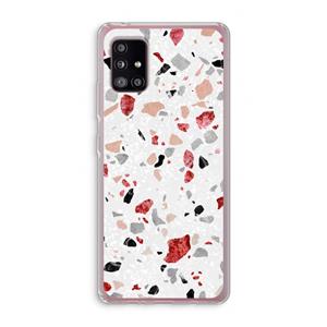 CaseCompany Terrazzo N°12: Samsung Galaxy A51 5G Transparant Hoesje