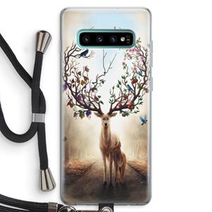 CaseCompany Seasons Change: Samsung Galaxy S10 Plus Transparant Hoesje met koord