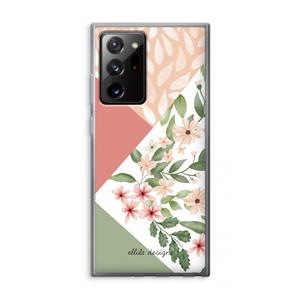 CaseCompany Sweet heaven geometrics: Samsung Galaxy Note 20 Ultra / Note 20 Ultra 5G Transparant Hoesje