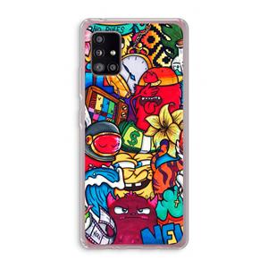 CaseCompany No Rules: Samsung Galaxy A51 5G Transparant Hoesje