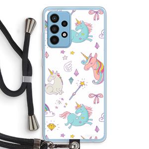 CaseCompany Fantasiewereld: Samsung Galaxy A52 Transparant Hoesje met koord