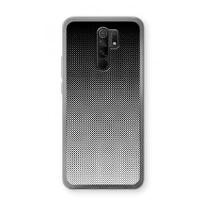 CaseCompany Musketon Halftone: Xiaomi Redmi 9 Transparant Hoesje