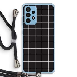 CaseCompany Rooster 2: Samsung Galaxy A52 Transparant Hoesje met koord