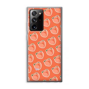 CaseCompany Just peachy: Samsung Galaxy Note 20 Ultra / Note 20 Ultra 5G Transparant Hoesje