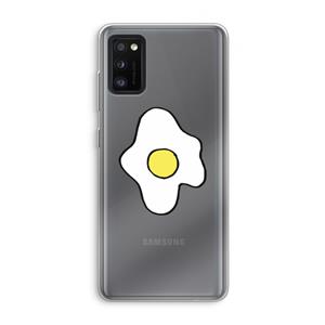 CaseCompany Spiegelei: Samsung Galaxy A41 Transparant Hoesje