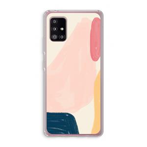 CaseCompany Saturday Flow: Samsung Galaxy A51 5G Transparant Hoesje